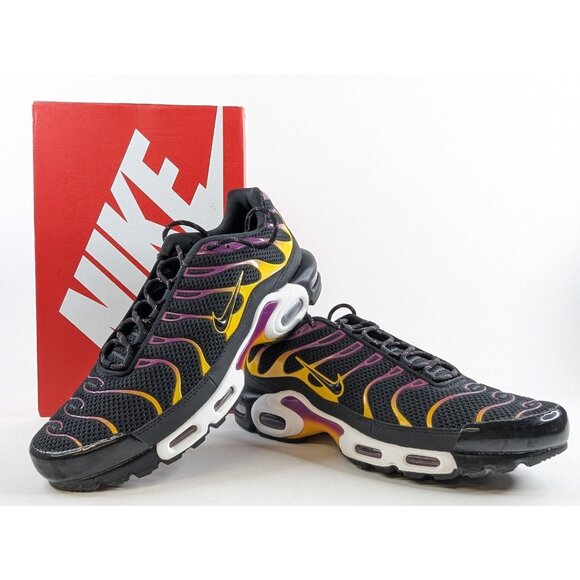 Nike Air Max Plus Black University Gold Viotech Purple Size 12 DX2663-001 main image 9